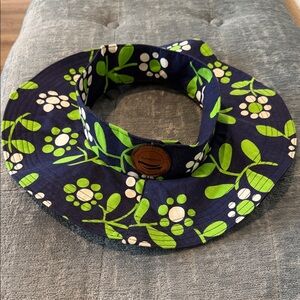 Aumoana Designs Vintage Fabric Wide Brim Piko’ole Hat